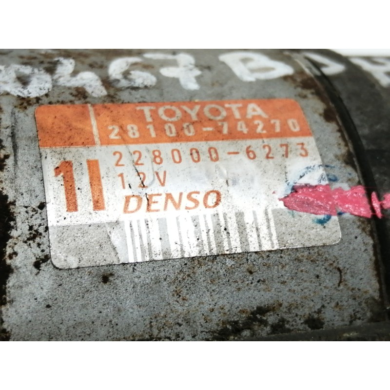 Recambio de motor arranque para toyota rav 4 (a2) 2.0 16v cat referencia OEM IAM 2280006273  