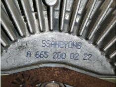 Recambio de ventilador viscoso motor para ssangyong kyron 200 xdi limited referencia OEM IAM A6652000222 152100062001  2