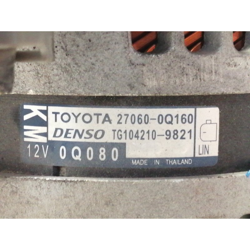 Recambio de alternador para citroën c1 airscape shine referencia OEM IAM 270600Q160 TG1042109821 