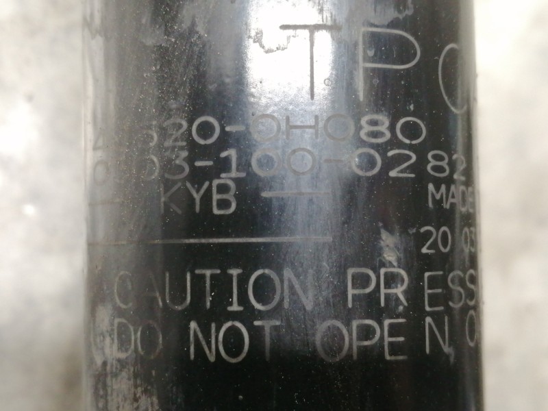 Recambio de amortiguador delantero izquierdo para citroën c1 airscape shine referencia OEM IAM 485200H080 03031000282 