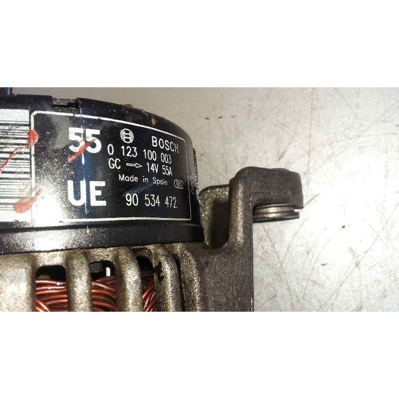 Recambio de alternador para opel corsa b edition 2000 referencia OEM IAM 0123100003  