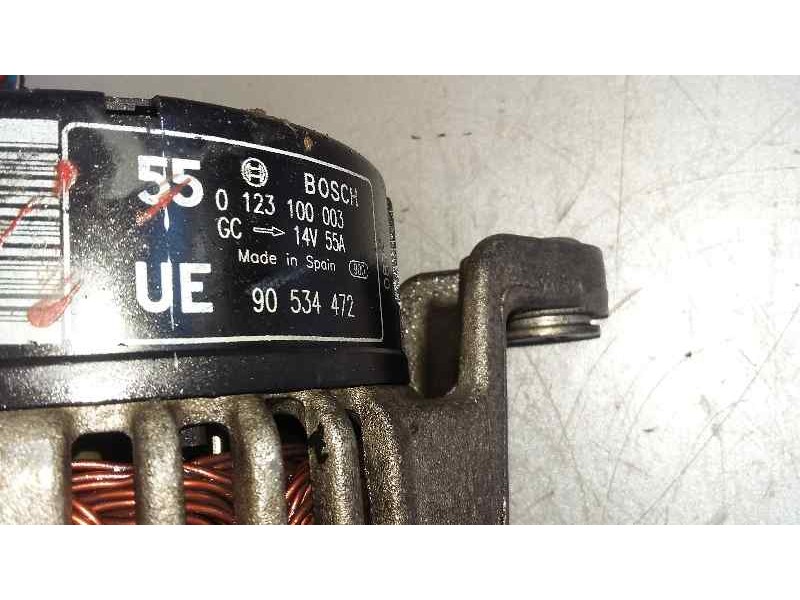 Recambio de alternador para opel corsa b edition 2000 referencia OEM IAM 0123100003  