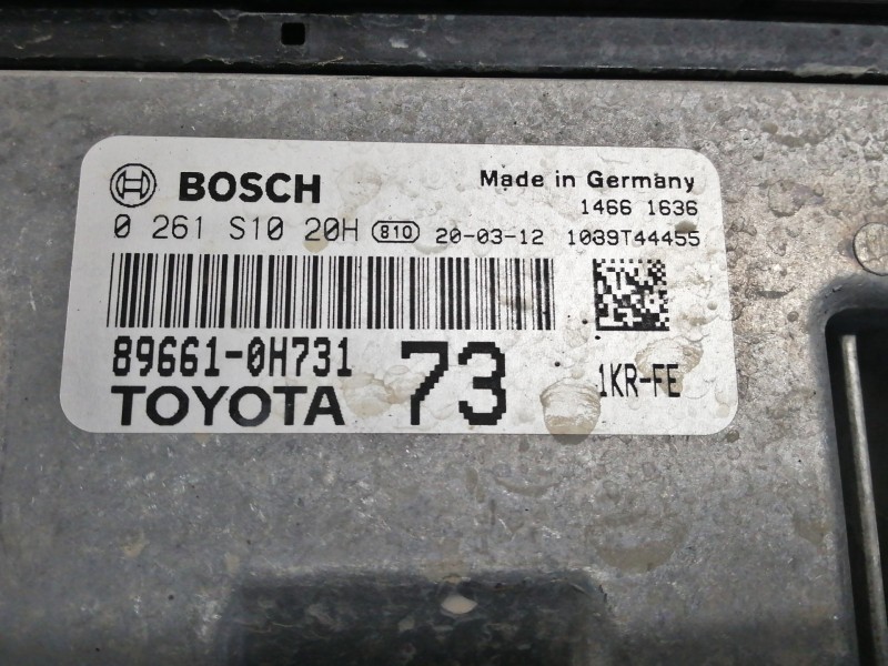 Recambio de centralita motor uce para citroën c1 airscape shine referencia OEM IAM 0261S1020H 896610H731 