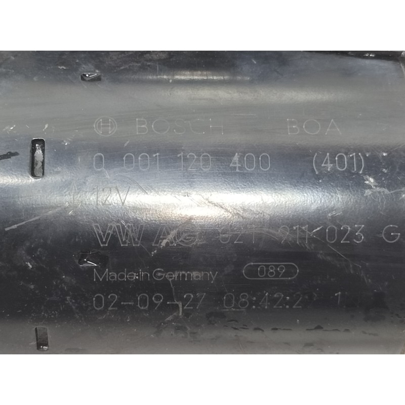 Recambio de motor arranque para volkswagen polo (9n1) 1.4 16v referencia OEM IAM 0001120400  