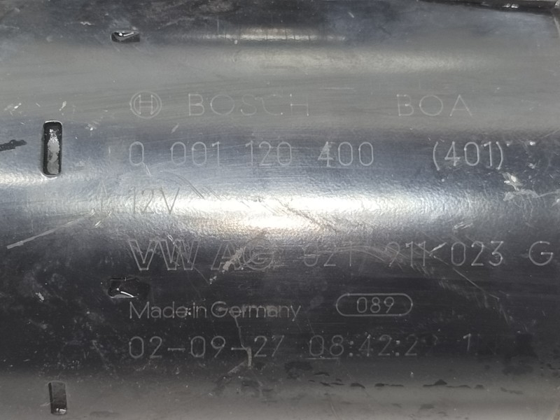 Recambio de motor arranque para volkswagen polo (9n1) 1.4 16v referencia OEM IAM 0001120400  