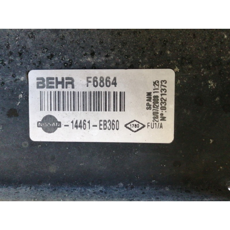 Recambio de intercooler para nissan pathfinder (r51) 2.5 dci le referencia OEM IAM F6864  