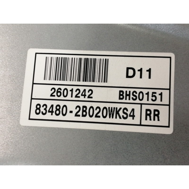 Recambio de elevalunas trasero derecho para hyundai santa fe (bm) 2.2 crdi comfort 4x4 referencia OEM IAM 834802B020WKS4 2601242