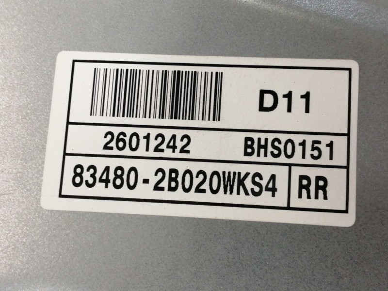 Recambio de elevalunas trasero derecho para hyundai santa fe (bm) 2.2 crdi comfort 4x4 referencia OEM IAM 834802B020WKS4 2601242