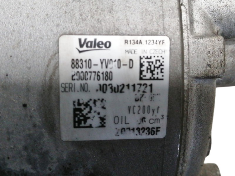 Recambio de compresor aire acondicionado para citroën c1 airscape shine referencia OEM IAM 88310YV010D  