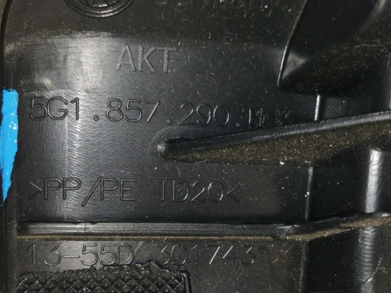 Recambio de guantera para volkswagen golf vii lim. (bq1) advance referencia OEM IAM 5G1857290 1355D301743 5G1857097AH 5G1857258F