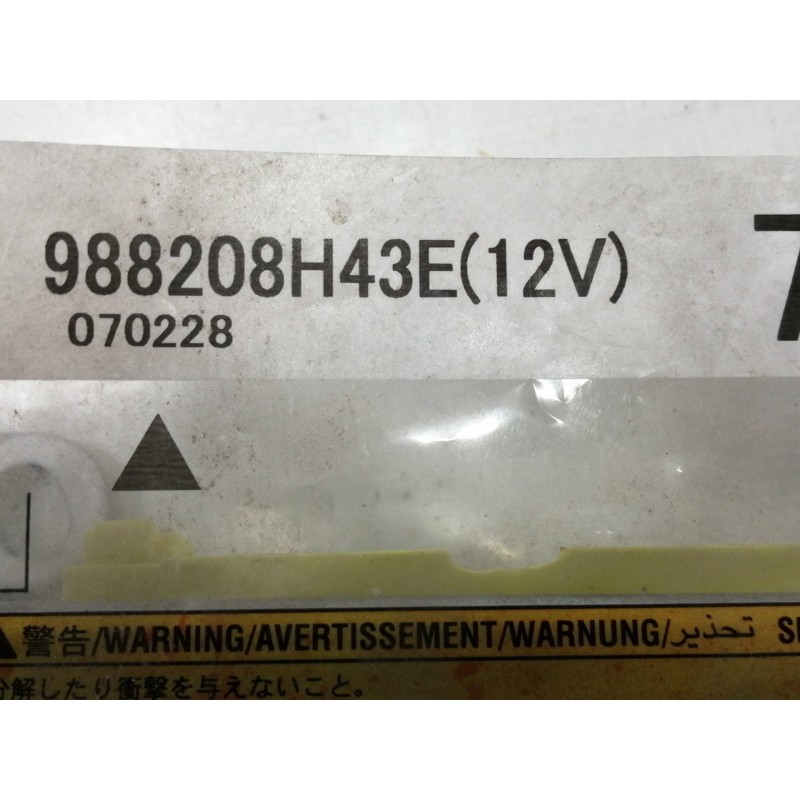 Recambio de centralita airbag para nissan x-trail (t30) comfort referencia OEM IAM 988208H43E  