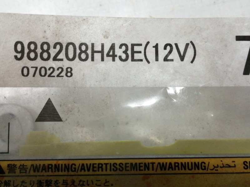 Recambio de centralita airbag para nissan x-trail (t30) comfort referencia OEM IAM 988208H43E  