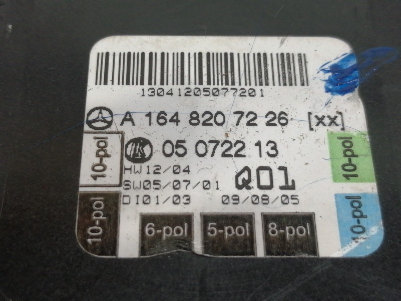 Recambio de modulo electronico para mercedes-benz clase m (w164) 320 / 350 cdi (164.122) referencia OEM IAM A1648207226  