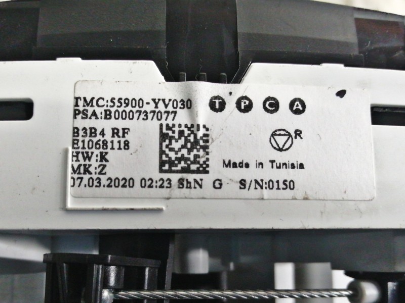 Recambio de mando calefaccion / aire acondicionado para citroën c1 airscape shine referencia OEM IAM B000737077  