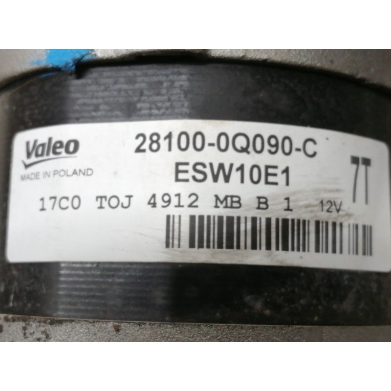 Recambio de motor arranque para citroën c1 airscape shine referencia OEM IAM 281000Q090C ESW10E1 17C0TOJ4912MB