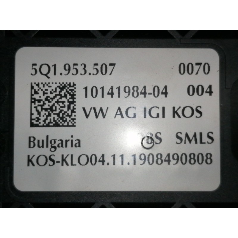 Recambio de mando multifuncion para volkswagen golf vii lim. (bq1) advance referencia OEM IAM 5Q1953507 5Q1953513AA 1014198404 