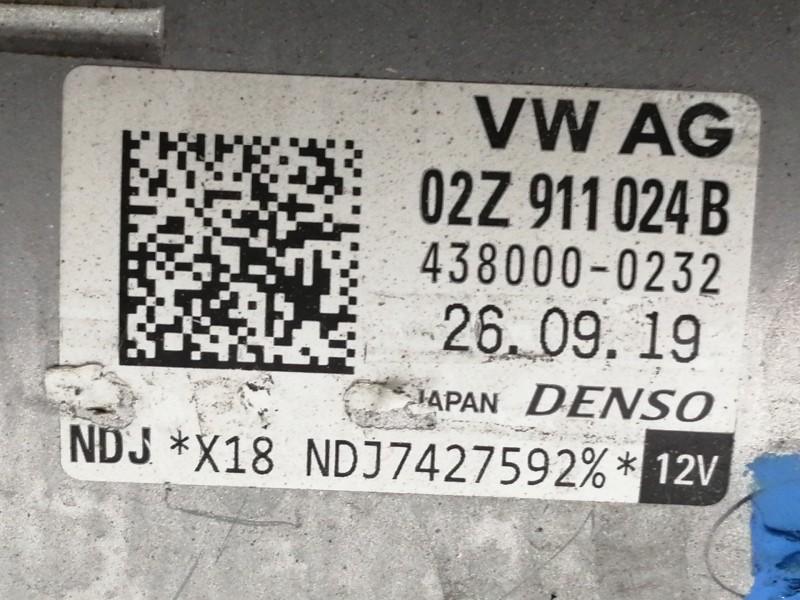 Recambio de motor arranque para volkswagen golf vii lim. (bq1) advance referencia OEM IAM 02Z911024B 4380000232 