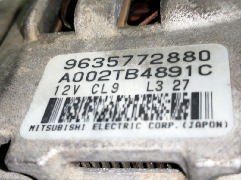 Recambio de alternador para suzuki vitara (et) 2.0 hdi referencia OEM IAM 9635772880  