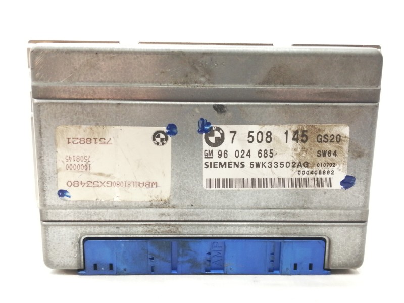 Recambio de centralita cambio automatico para bmw serie 5 berlina (e39) 3.0 24v turbodiesel cat referencia OEM IAM 5WK33502AG  