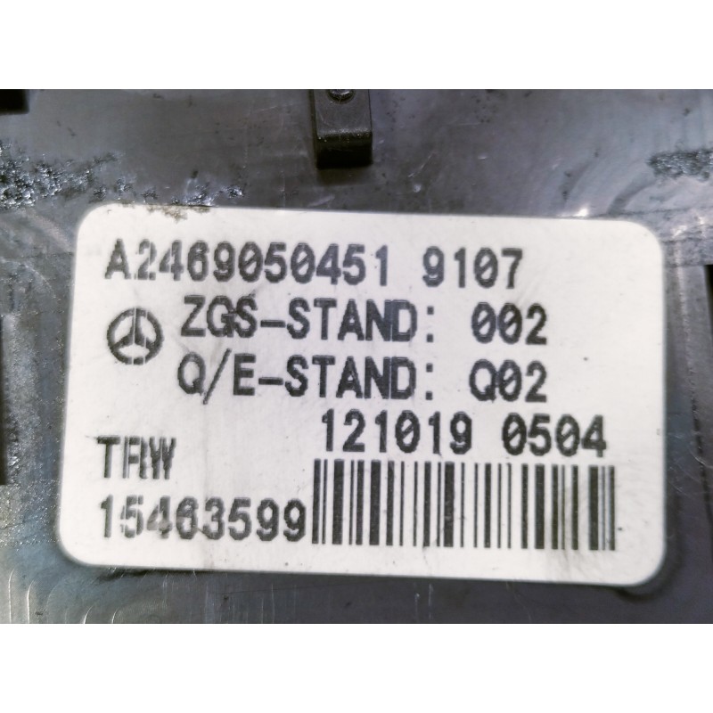 Recambio de freno de mano electrico para mercedes-benz clase b (w246) b 180 cdi be (246.200) referencia OEM IAM A2469050451 1546