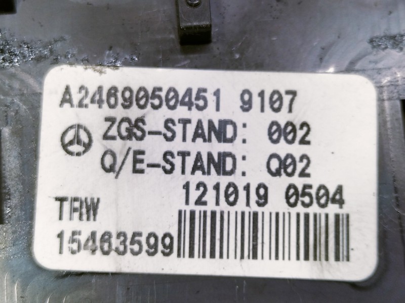 Recambio de freno de mano electrico para mercedes-benz clase b (w246) b 180 cdi be (246.200) referencia OEM IAM A2469050451 1546