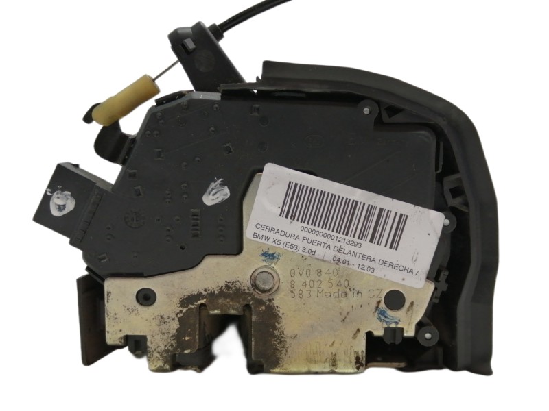 Recambio de cerradura puerta delantera derecha para bmw x5 (e53) 3.0d referencia OEM IAM 8402540 0V0840 