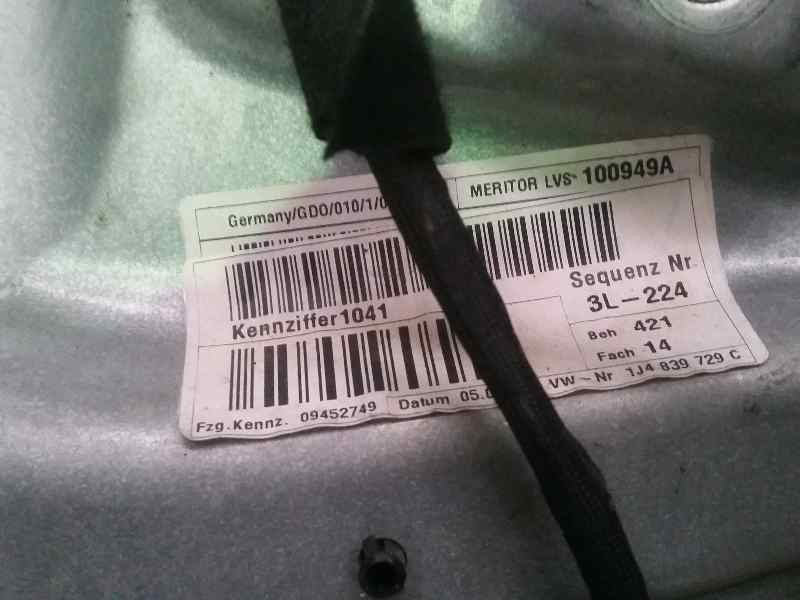 Recambio de elevalunas trasero izquierdo para volkswagen golf iv berlina (1j1) conceptline referencia OEM IAM 1J4959811A 1014292