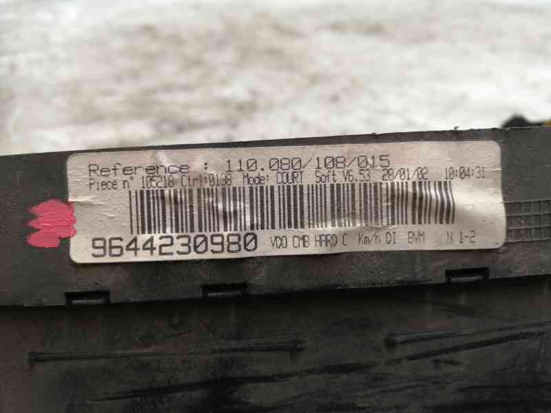 Recambio de cuadro instrumentos para peugeot 406 berlina (s1/s2) srdt referencia OEM IAM 9644230980  