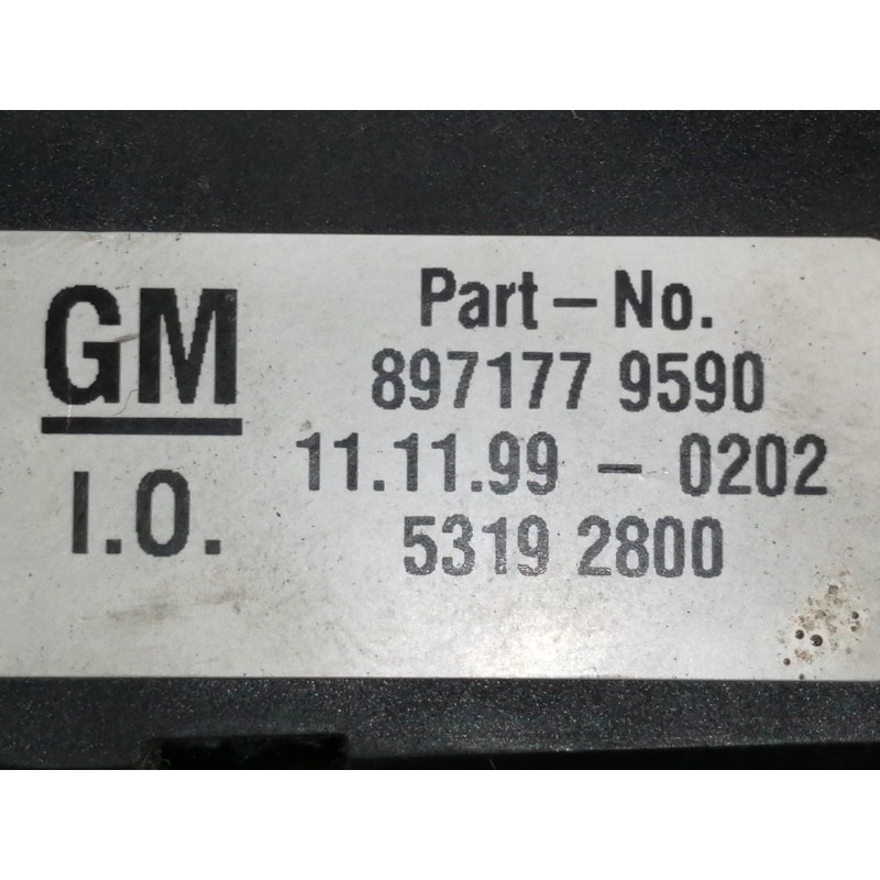 Recambio de mando luces para opel frontera b sport referencia OEM IAM 8971779590 53192800 