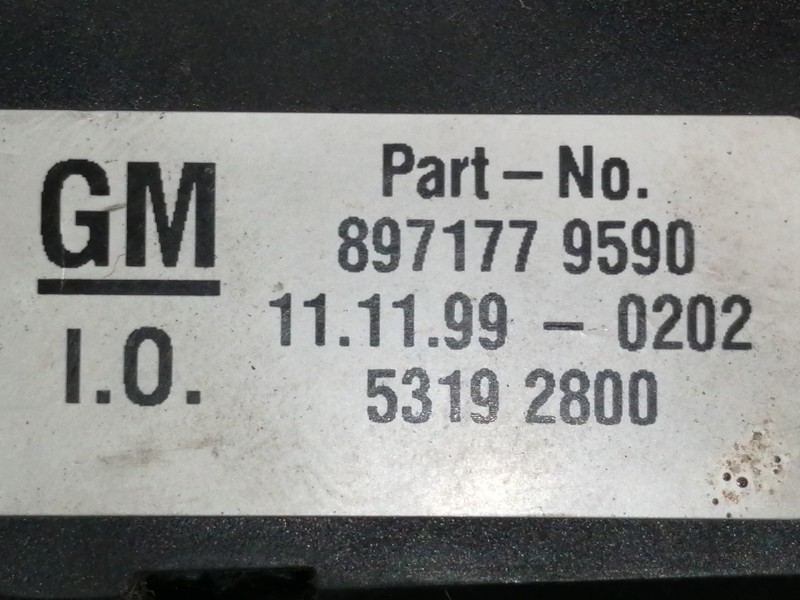 Recambio de mando luces para opel frontera b sport referencia OEM IAM 8971779590 53192800 
