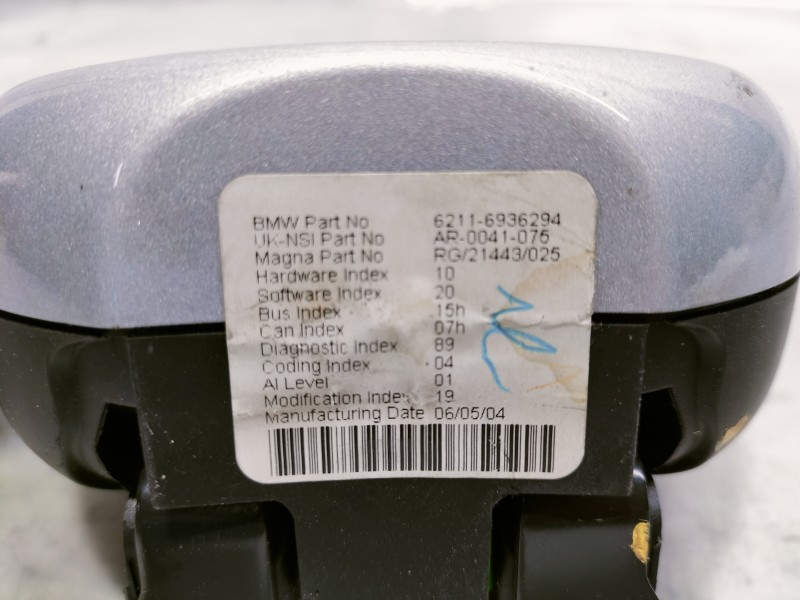 Recambio de cuadro instrumentos para mini mini (r50,r53) cooper referencia OEM IAM 62116936294 AR0041075 RG21443025 7 PINS