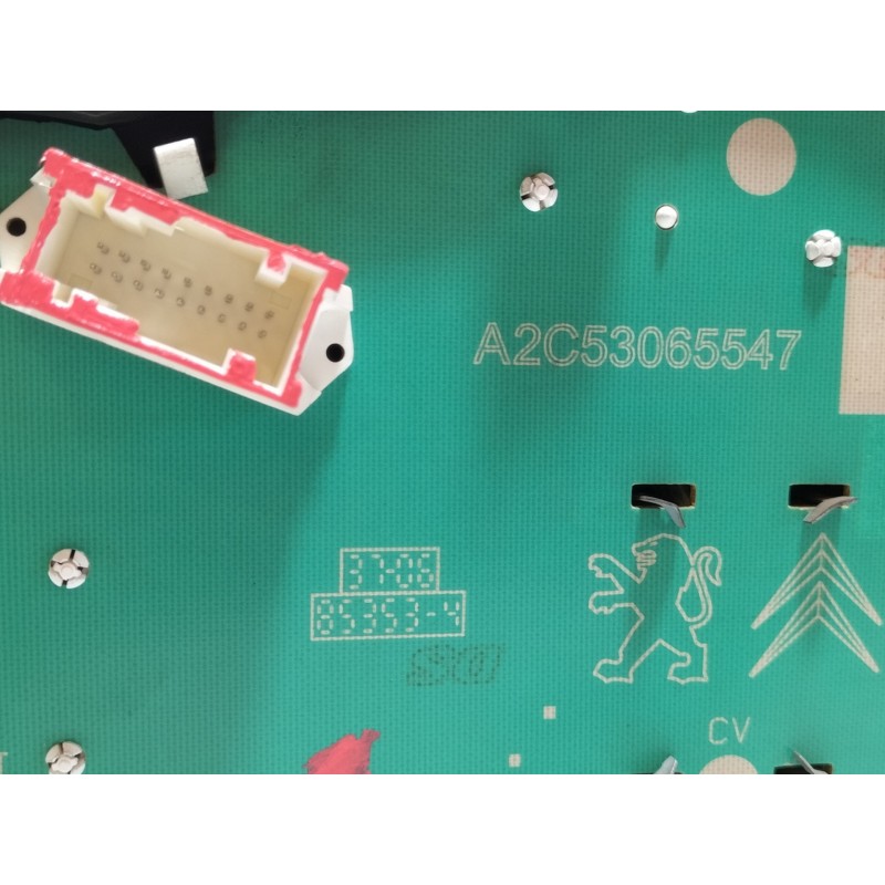 Recambio de cuadro instrumentos para peugeot 207 urban referencia OEM IAM A2C53065547  