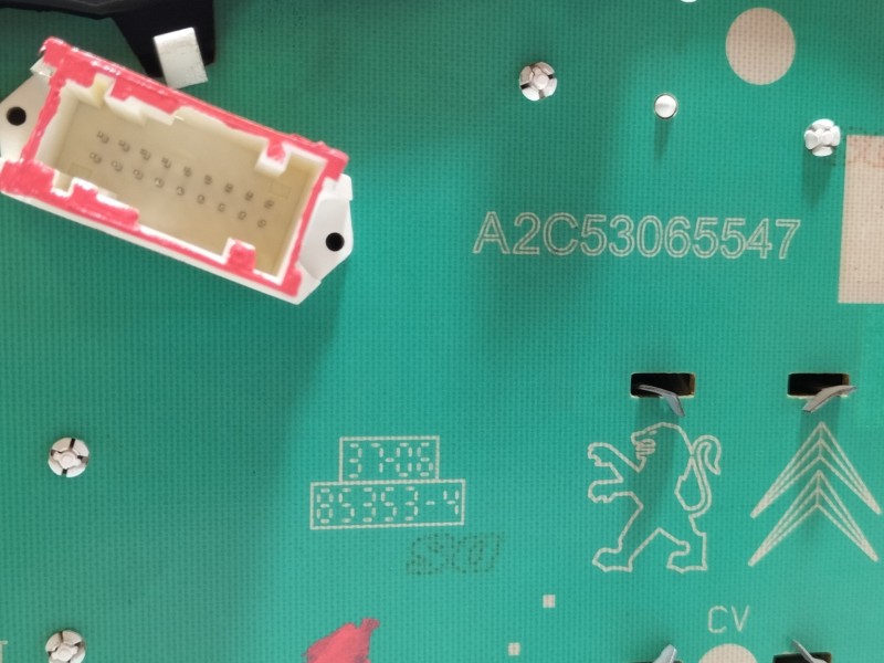 Recambio de cuadro instrumentos para peugeot 207 urban referencia OEM IAM A2C53065547  