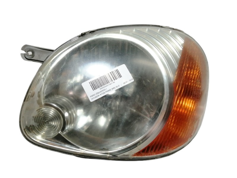 Recambio de faro izquierdo para hyundai atos prime (mx) gls referencia OEM IAM 9210106XXX  