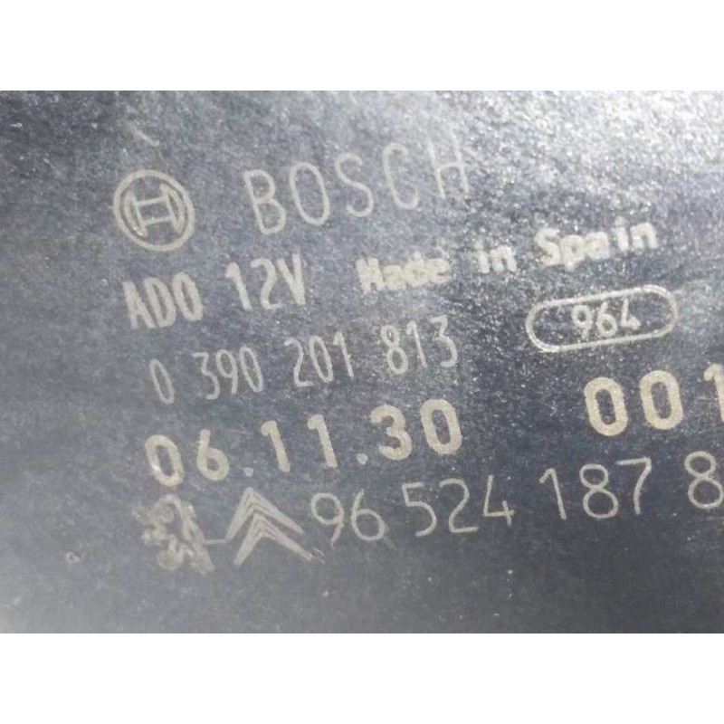 Recambio de motor limpia trasero para peugeot 207 urban referencia OEM IAM 0390201813  