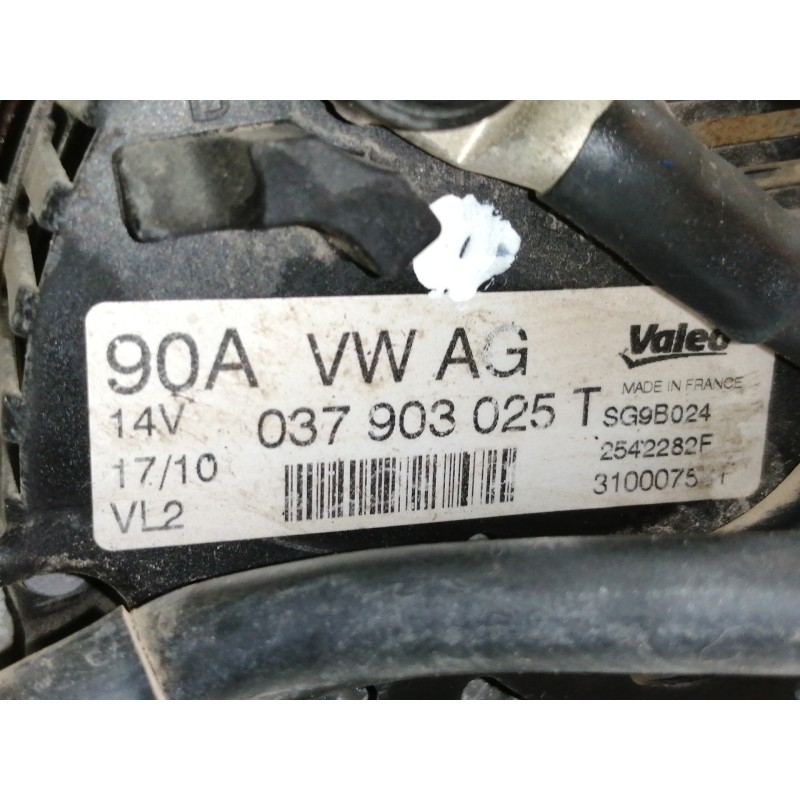 Recambio de alternador para seat ibiza (6j5) stylance / style referencia OEM IAM 037903025T  