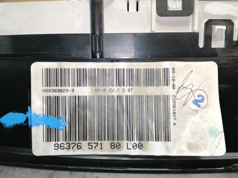 Recambio de cuadro instrumentos para citroën xantia berlina 2.0 hdi 90/110 attraction referencia OEM IAM 9637657180L00 963765718