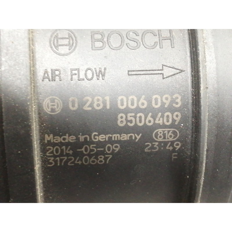 Recambio de caudalimetro para bmw x1 (e84) xdrive 18d referencia OEM IAM 0281006093 8506409 317240687