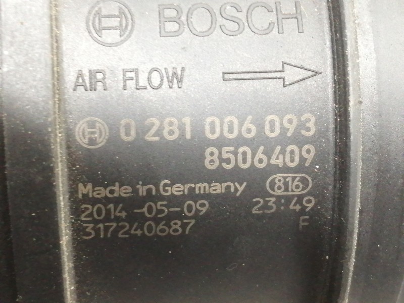 Recambio de caudalimetro para bmw x1 (e84) xdrive 18d referencia OEM IAM 0281006093 8506409 317240687