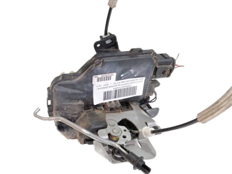Recambio de cerradura puerta delantera derecha para audi a6 berlina (4b2) 2.5 tdi referencia OEM IAM 4B1837016G  