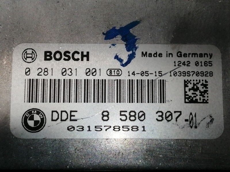Recambio de centralita motor uce para bmw x1 (e84) xdrive 18d referencia OEM IAM 0281031001 858030701 1039S70928
