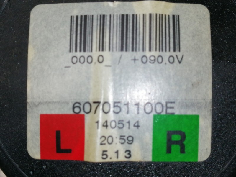 Recambio de cinturon seguridad trasero izquierdo para bmw x1 (e84) xdrive 18d referencia OEM IAM 607051100E 2991295 72112991295