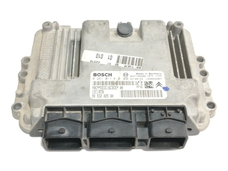 Recambio de centralita motor uce para peugeot 206 berlina x-line referencia OEM IAM 0281011089 9653202580 1039S02957