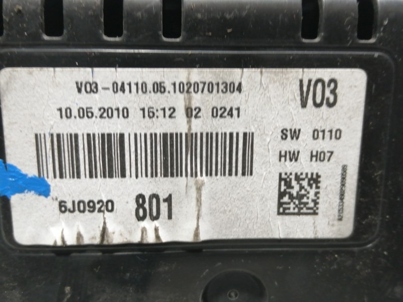 Recambio de cuadro instrumentos para seat ibiza (6j5) stylance / style referencia OEM IAM 6J0920801 A2C53332250 