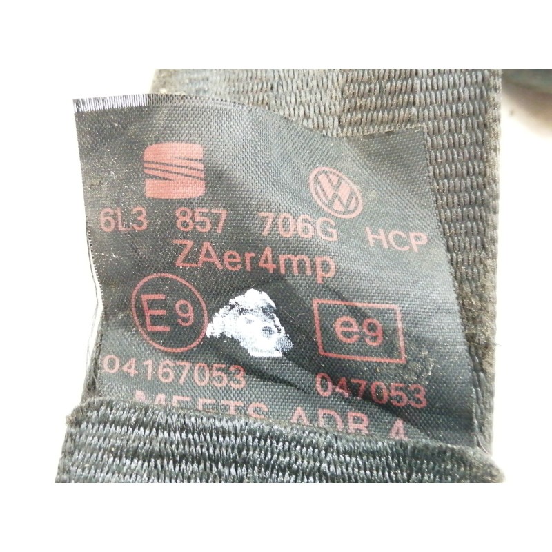 Recambio de cinturon seguridad delantero derecho para seat ibiza (6l1) sport referencia OEM IAM 5424871  3 PUERTAS
