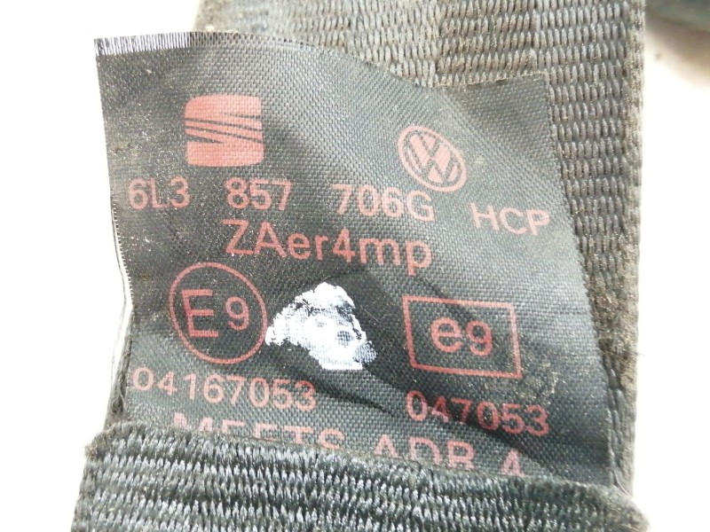 Recambio de cinturon seguridad delantero derecho para seat ibiza (6l1) sport referencia OEM IAM 5424871  3 PUERTAS