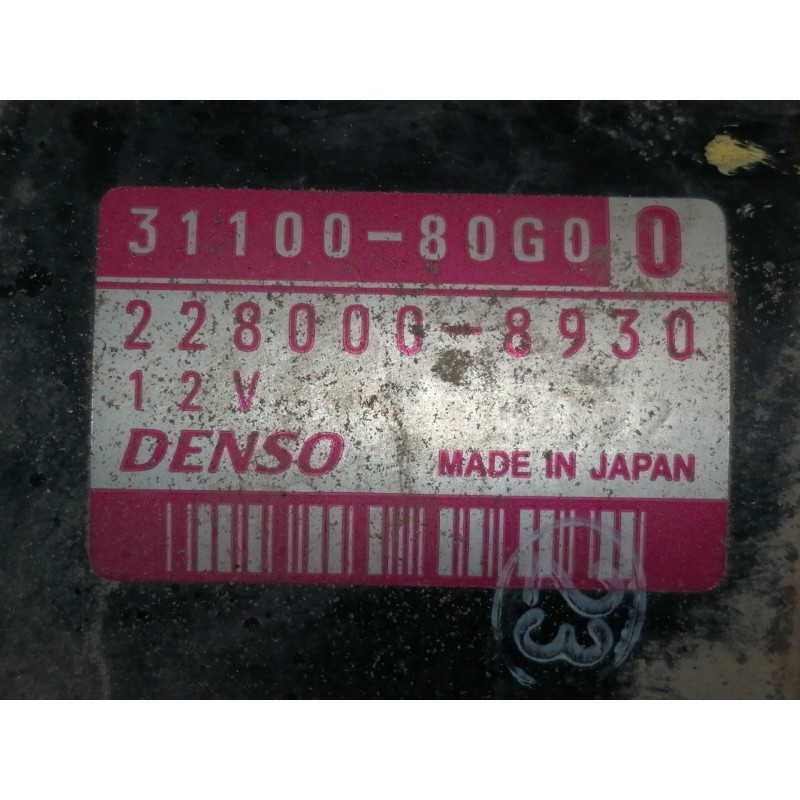 Recambio de motor arranque para suzuki ignis rg (fh) gl (5-ptas.) referencia OEM IAM 3110080G00 2280008930 