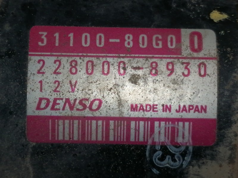 Recambio de motor arranque para suzuki ignis rg (fh) gl (5-ptas.) referencia OEM IAM 3110080G00 2280008930 