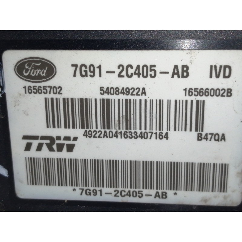 Recambio de abs para ford s-max (ca1) trend referencia OEM IAM 7G912C405AB  