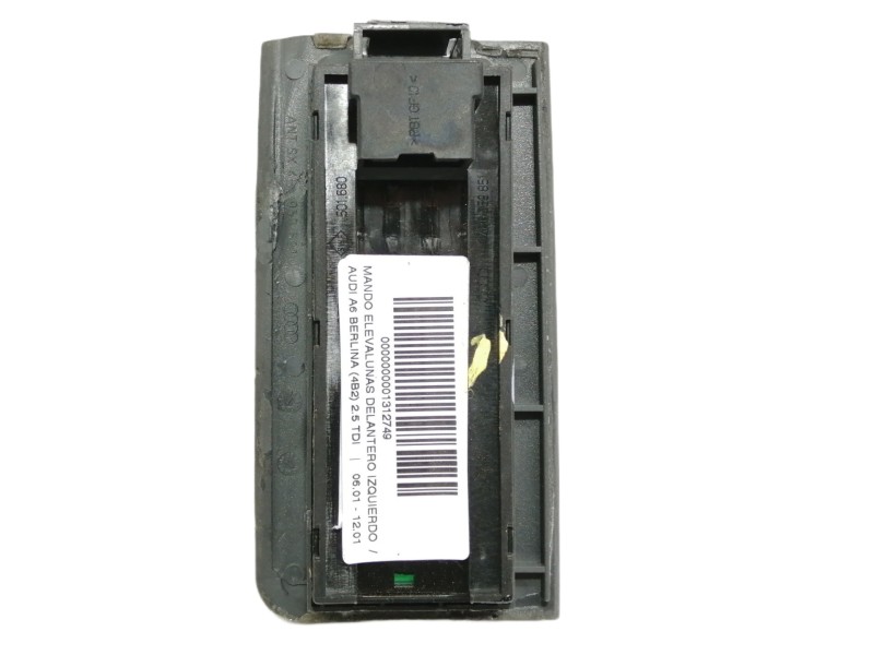 Recambio de mando elevalunas delantero izquierdo para audi a6 berlina (4b2) 2.5 tdi referencia OEM IAM 4B0959851  